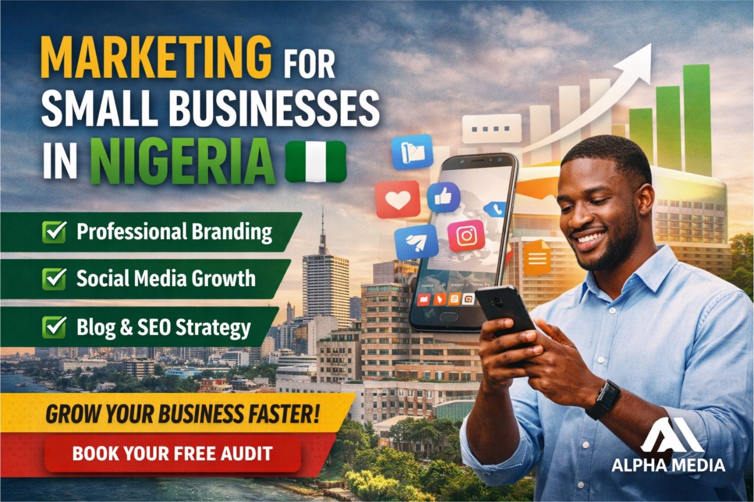 Marketing for Small Business in Nigeria: The Complete Growth Blueprint by Alpha Media